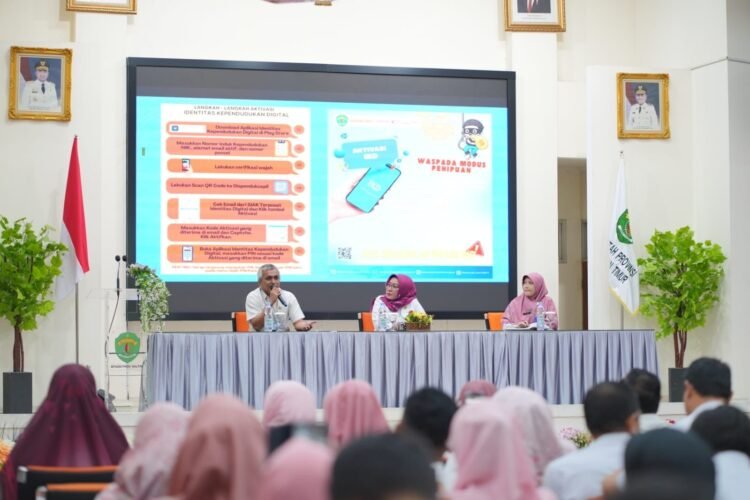 sosialisasi dan aktivasi Identitas Kependudukan Digital (IKD). yang digelar Pemerintah Provinsi Kaltim / Pemprov