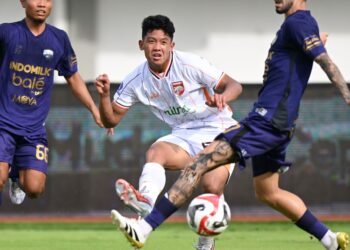 Laga Persita Tangerang vs Borneo FC Samarinda berakhir dengan skor 2-0 / FB Borneo FC