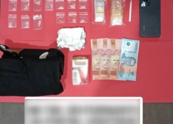 Barang bukti yang diamankan / Polda