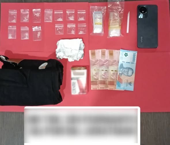 Barang bukti yang diamankan / Polda