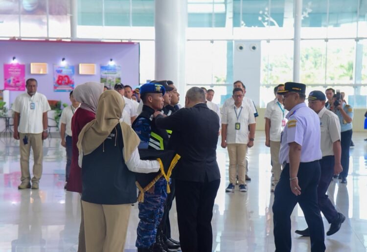 Penutupan Posko Terpadu Angkutan Nataru 2025/2026, Senin 5 Januari 2025, di Bandara SAMS Sepinggan Balikpapan