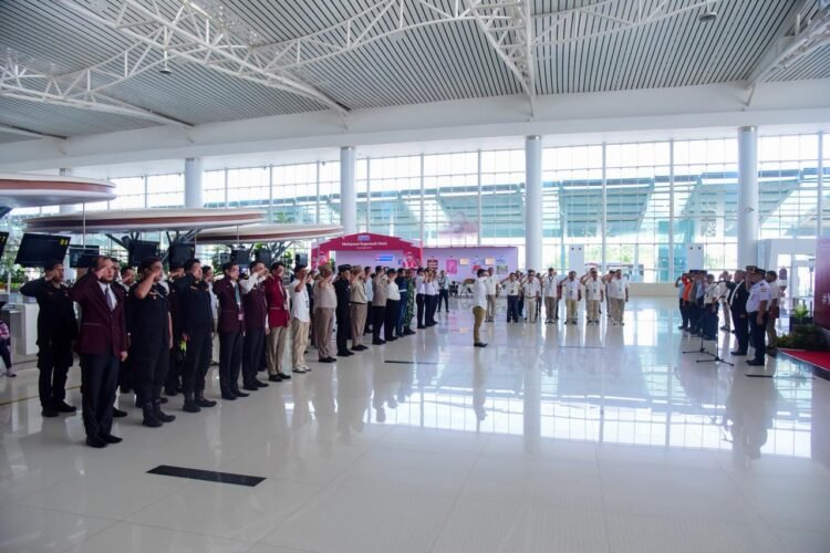 Upacara Penutupan Posko Nataru 2025/2026 Bandara SAMS Sepinggan Balikpapan