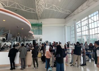 Bandara SAMS Sepinggan Balikpapan terpadat selama Libur Nataru 2025/2026