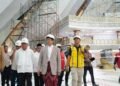 Menteri Agama Nasaruddin Umar meninjau progres pembangunan fasilitas rumah ibadah di Ibu Kota Nusantara (IKN), Minggu (11/1/2026) / Kemenag