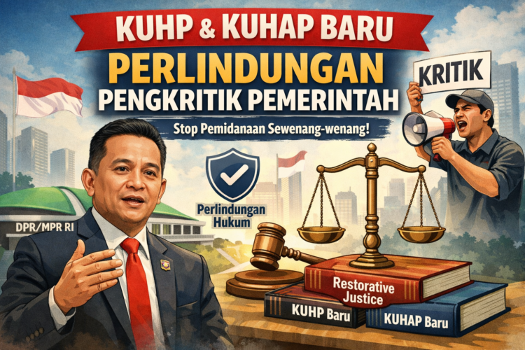 KUHP dan KUHAP Baru akan menjadi perisai bagi para aktivis dan pengkritik pemerintah